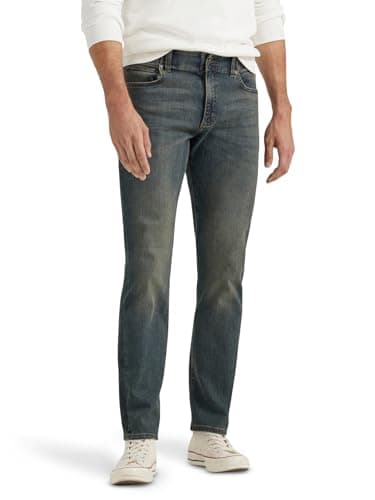 Lee Men's Extreme Motion Straight Taper Jean Maverick 32W x 32L